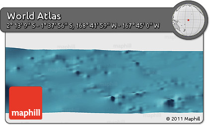 Satellite Panoramic Map of the Area around 1° 55' 32" S, 168° 13' 29" W