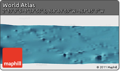 Satellite Panoramic Map of the Area around 1° 55' 32" S, 168° 13' 29" W