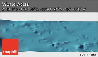 Satellite Panoramic Map of the Area around 1° 55' 32" S, 168° 13' 29" W
