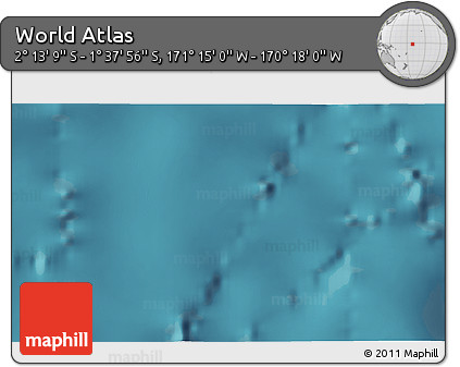 Satellite 3D Map of the Area around 1° 55' 32" S, 170° 46' 30" W
