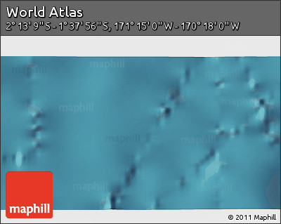 Satellite 3D Map of the Area around 1° 55' 32" S, 170° 46' 30" W