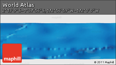 Physical Panoramic Map of the Area around 1° 55' 32" S, 172° 28' 29" W