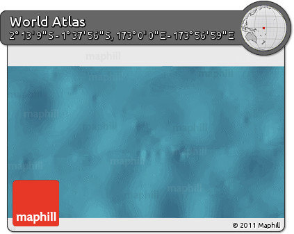 Satellite 3D Map of the Area around 1° 55' 32" S, 173° 28' 29" E