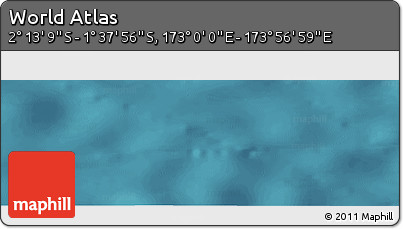Satellite Panoramic Map of the Area around 1° 55' 32" S, 173° 28' 29" E