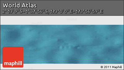 Satellite Panoramic Map of the Area around 1° 55' 32" S, 173° 28' 29" E