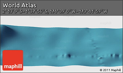 Satellite Panoramic Map of the Area around 1° 55' 32" S, 174° 10' 30" W