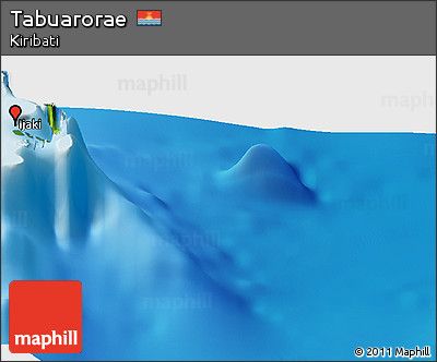 Physical Panoramic Map of Tabuarorae