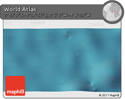 Satellite 3D Map of the Area around 1° 55' 32" S, 1° 37' 30" W