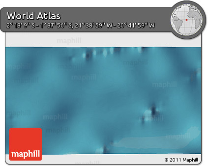 Satellite 3D Map of the Area around 1° 55' 32" S, 21° 10' 29" W