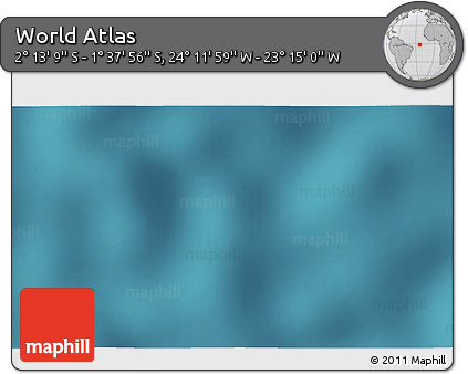 Satellite 3D Map of the Area around 1° 55' 32" S, 23° 43' 30" W