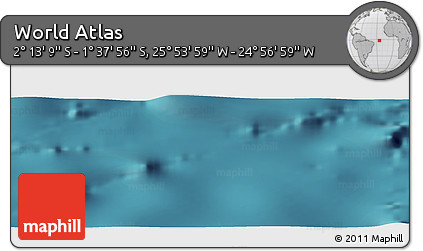 Satellite Panoramic Map of the Area around 1° 55' 32" S, 25° 25' 29" W