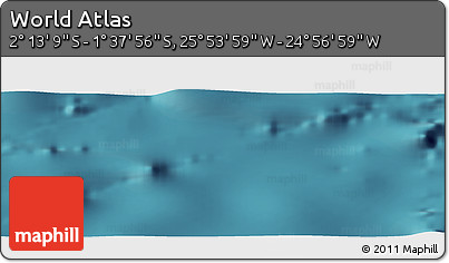 Satellite Panoramic Map of the Area around 1° 55' 32" S, 25° 25' 29" W