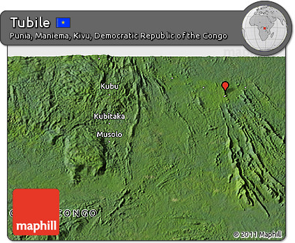 Satellite 3D Map of Tubile