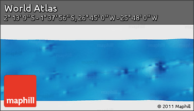Physical Panoramic Map of the Area around 1° 55' 32" S, 26° 16' 29" W