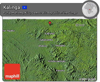 Satellite 3D Map of Kalinga
