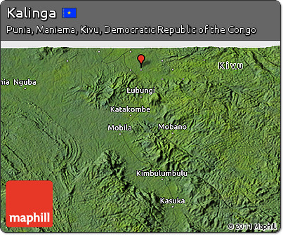Satellite 3D Map of Kalinga