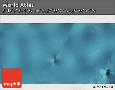 Satellite 3D Map of the Area around 1° 55' 32" S, 27° 7' 30" W