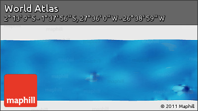 Physical Panoramic Map of the Area around 1° 55' 32" S, 27° 7' 30" W