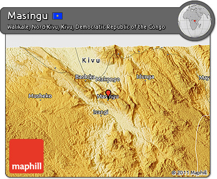 Physical 3D Map of Masingu