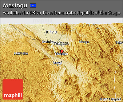 Physical 3D Map of Masingu