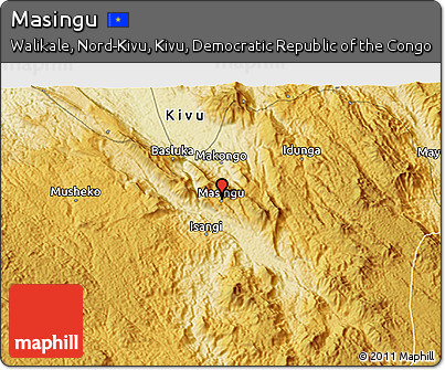 Physical 3D Map of Masingu