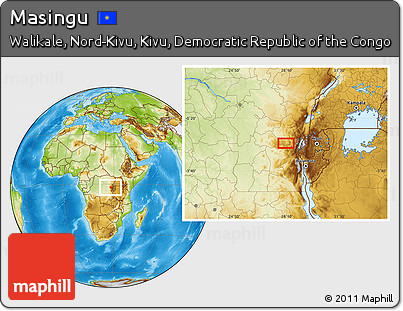 Physical Location Map of Masingu