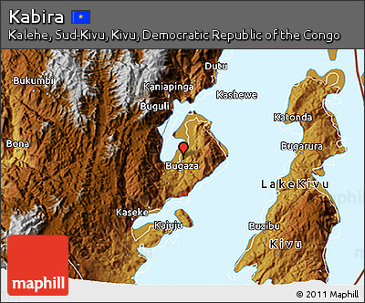 Physical 3D Map of Kabira