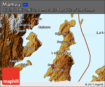 Physical 3D Map of Mamvu