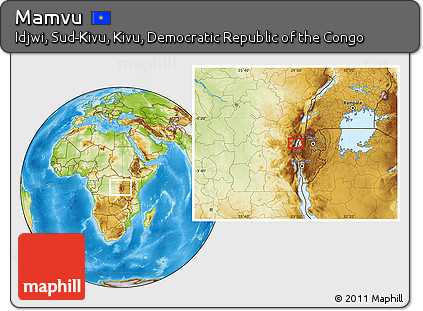 Physical Location Map of Mamvu