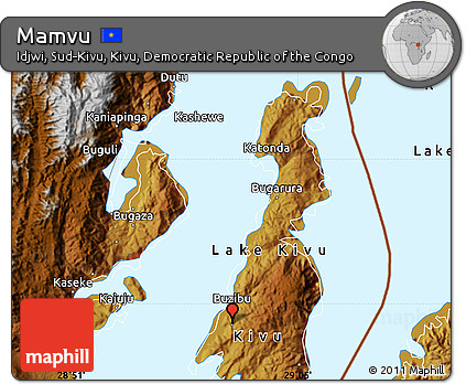 Physical Map of Mamvu