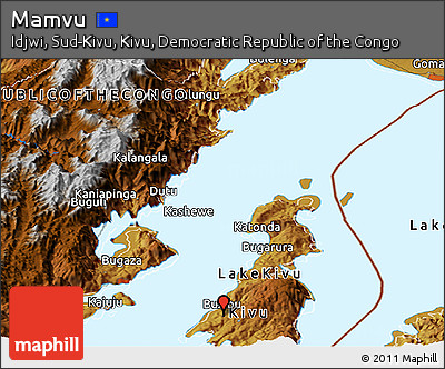 Physical Panoramic Map of Mamvu