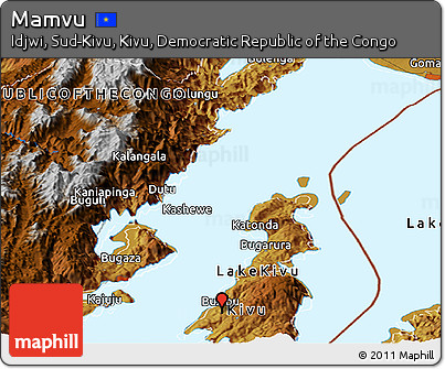 Physical Panoramic Map of Mamvu