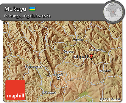 Satellite 3D Map of Mukuyu