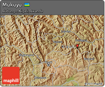 Satellite 3D Map of Mukuyu