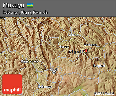 Satellite 3D Map of Mukuyu