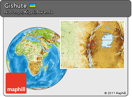 Physical Location Map of Gishute
