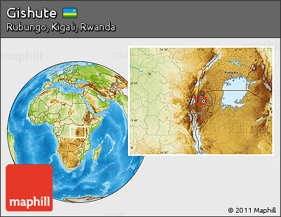 Physical Location Map of Gishute