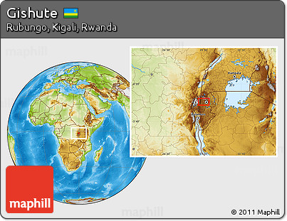 Physical Location Map of Gishute