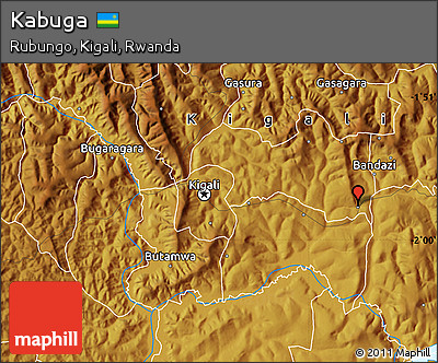Physical Map of Kabuga