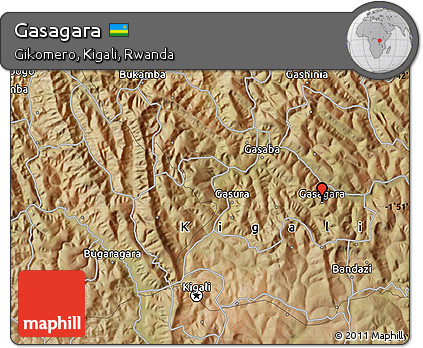 Satellite Map of Gasagara