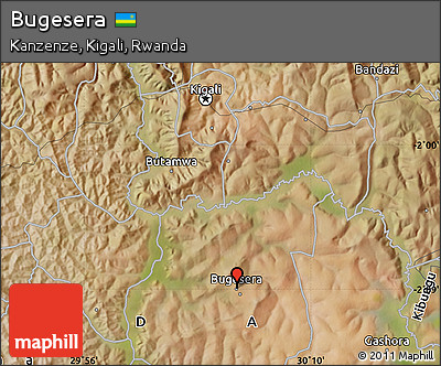 Satellite Map of Bugesera