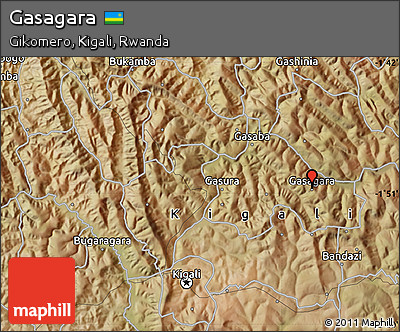 Satellite Map of Gasagara