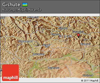 Satellite Panoramic Map of Gishute