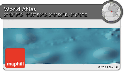 Satellite Panoramic Map of the Area around 1° 55' 32" S, 2° 37' 30" E