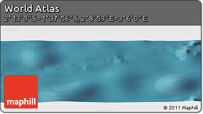 Satellite Panoramic Map of the Area around 1° 55' 32" S, 2° 37' 30" E