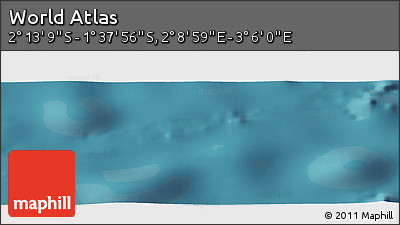 Satellite Panoramic Map of the Area around 1° 55' 32" S, 2° 37' 30" E