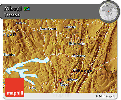 Physical 3D Map of Misegi