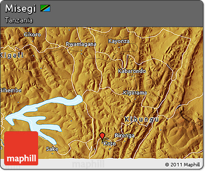 Physical 3D Map of Misegi