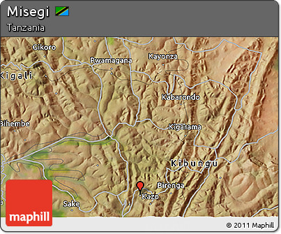 Satellite 3D Map of Misegi