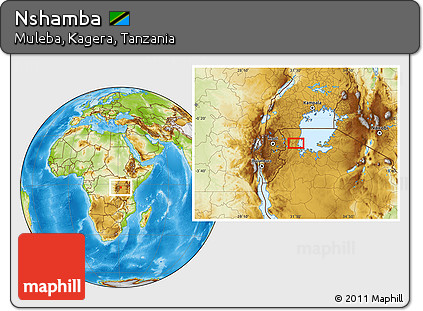 Physical Location Map of Nshamba